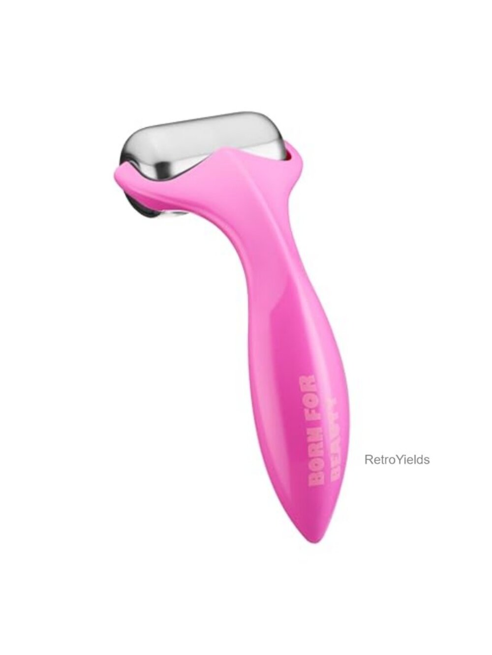 360° Rotating Stainless Steel Ice Roller Face Cooling Massage Roller
